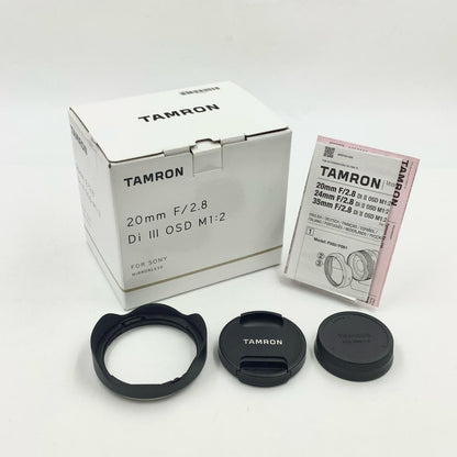【全額返金保証】【最速発送】TAMRON 20mm F/2.8 Di III OSD M1：2 (Model F050) 超美品 動作確認済