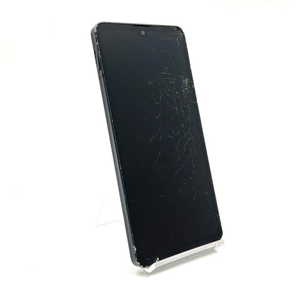 【最速発送】SHARP AQUOS sense6 64GB ブラック docomo SH-54B 白ロム【難有】