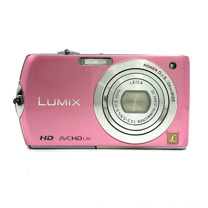 【全額返金保証】【最速発送】Panasonic コンパクトデジタルカメラ LUMIX DMC-FX70-P [エッセンシャルピンク] 美品 動作確認済