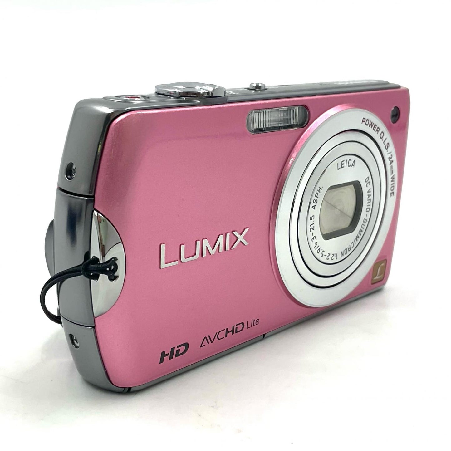 【全額返金保証】【最速発送】Panasonic コンパクトデジタルカメラ LUMIX DMC-FX70-P [エッセンシャルピンク] 美品 動作確認済