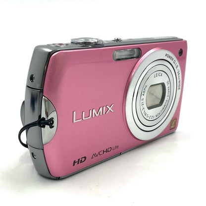 【全額返金保証】【最速発送】Panasonic コンパクトデジタルカメラ LUMIX DMC-FX70-P [エッセンシャルピンク] 美品 動作確認済