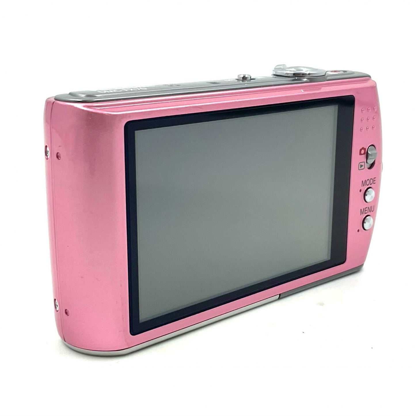 【全額返金保証】【最速発送】Panasonic コンパクトデジタルカメラ LUMIX DMC-FX70-P [エッセンシャルピンク] 美品 動作確認済
