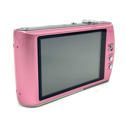 【全額返金保証】【最速発送】Panasonic コンパクトデジタルカメラ LUMIX DMC-FX70-P [エッセンシャルピンク] 美品 動作確認済