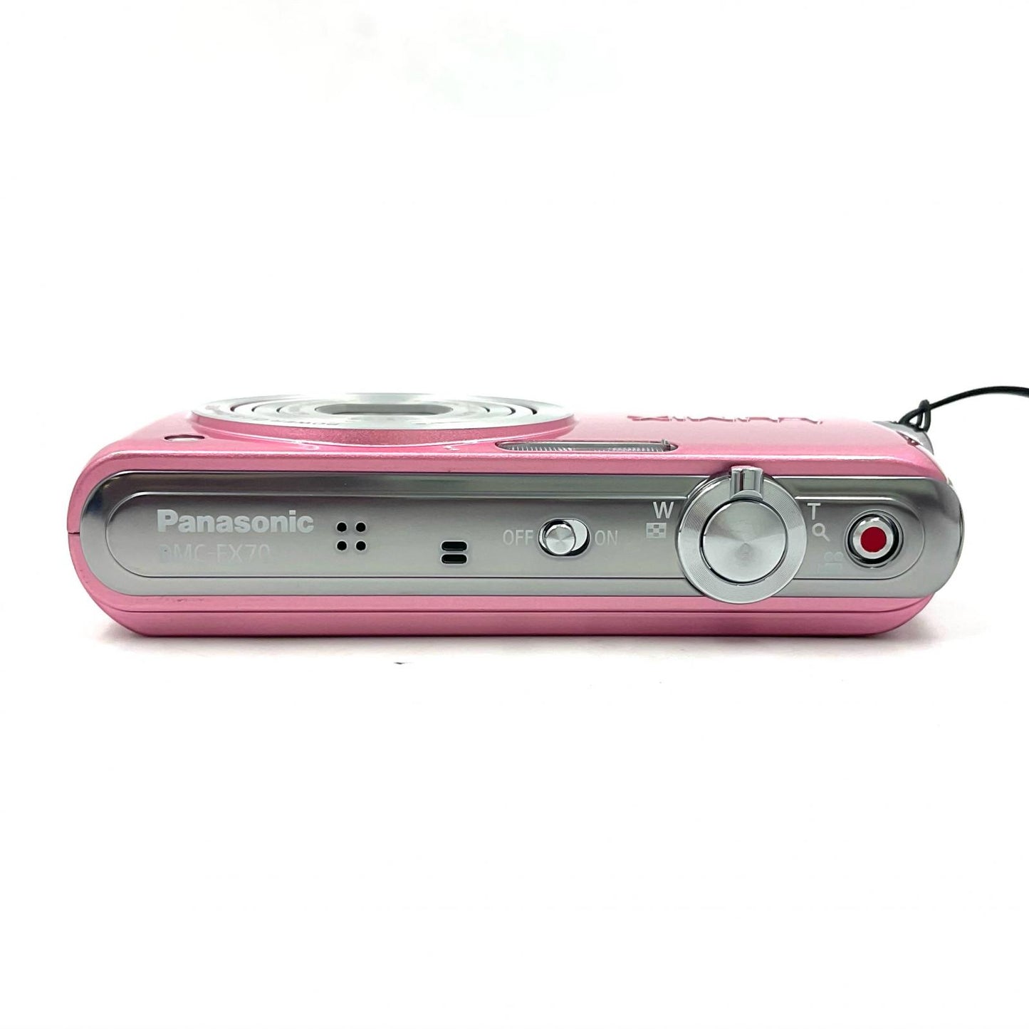【全額返金保証】【最速発送】Panasonic コンパクトデジタルカメラ LUMIX DMC-FX70-P [エッセンシャルピンク] 美品 動作確認済