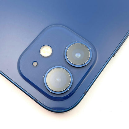 【全額返金保証】【最速発送】Apple iPhone iPhone 12 64GB ブルー SIMフリー 白ロム 動作確認済 82%