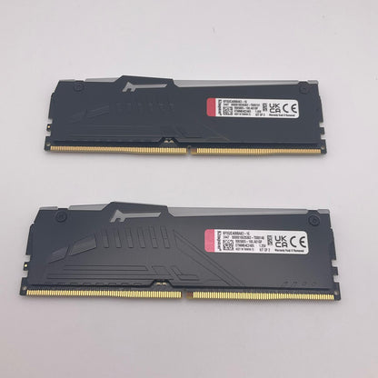 【全額返金保証】【最速発送】KINGSTON メモリ FURY DDR5 5200 8GBx2枚 KF552C40BBAK2-16 美品 動作確認済