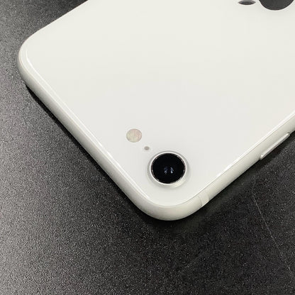 【全額返金保証】【最速発送】Apple iPhone iPhone SE（第2世代） 128GB ホワイト SIMフリー 白ロム 動作確認済 77%