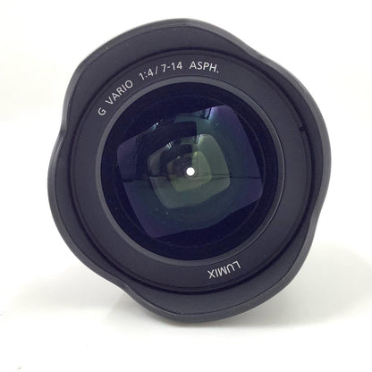 【全額返金保証】【最速発送】Panasonic LUMIX G VARIO 7-14mm/F4.0 ASPH. H-F007014 美品 動作確認済