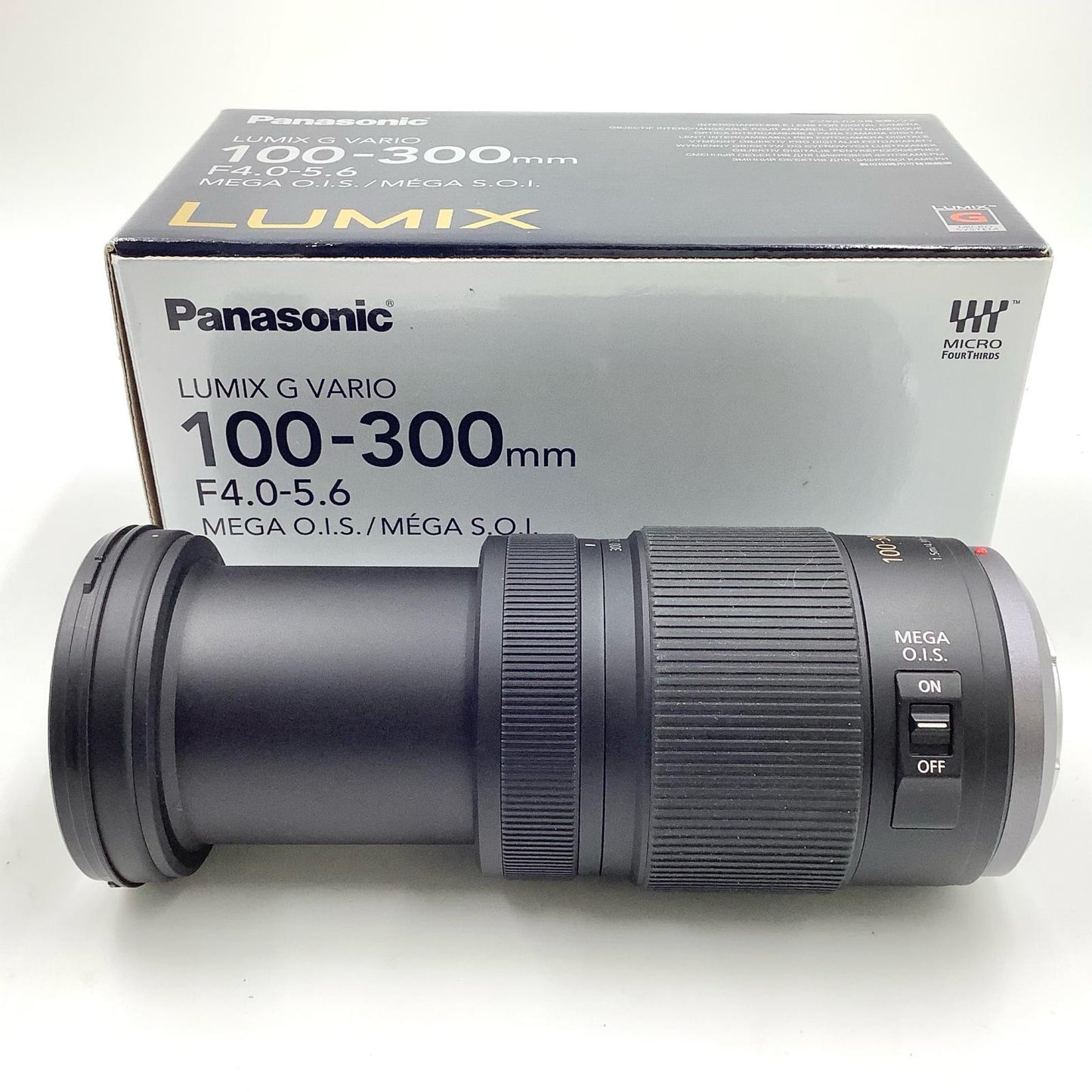 【全額返金保証】【最速発送】Panasonic LUMIX G VARIO 100-300mm/F4.0-5.6/MEGA O.I.S. H-FS100300 美品 動作確認済