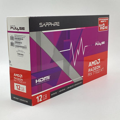 【全額返金保証】【最速発送】SAPPHIRE Radeon RX 7700 XR SAP-PLUSERX7700XT 12GB/11335-04-20G 美品 動作確認済