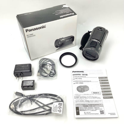 【全額返金保証】【最速発送】Panasonic HC-V900-K [ビーズブラック] 超美品 動作確認済