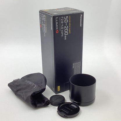 【全額返金保証】【最速発送】Panasonic LEICA DG VARIO-ELMARIT 50-200mm/F2.8-4.0 ASPH./POWER O.I.S. H-ES50200 超美品 動作確認済