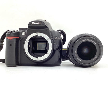 【全額返金保証】【最速発送】Nikon デジタル一眼 D5000 レンズキット ブラック 動作確認済