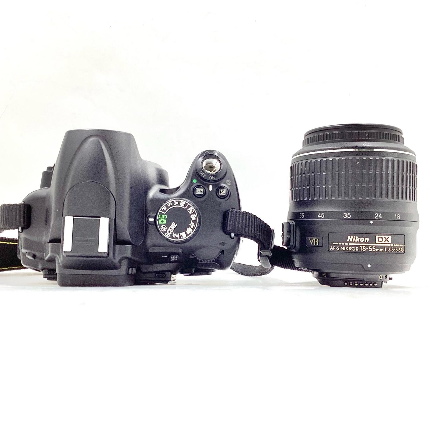 【全額返金保証】【最速発送】Nikon デジタル一眼 D5000 レンズキット ブラック 動作確認済