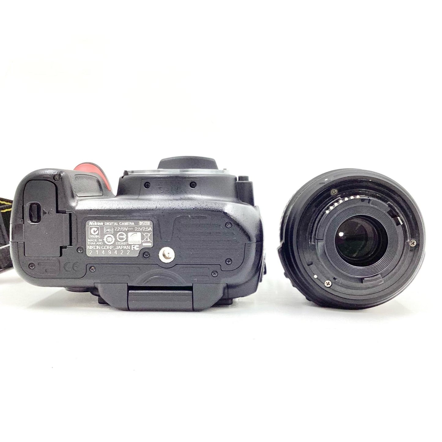 【全額返金保証】【最速発送】Nikon デジタル一眼 D5000 レンズキット ブラック 動作確認済