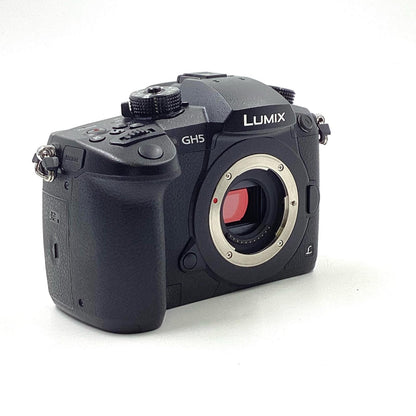 【全額返金保証】【最速発送】Panasonic デジタル一眼 LUMIX DC-GH5 ボディ ブラック 美品 動作確認済