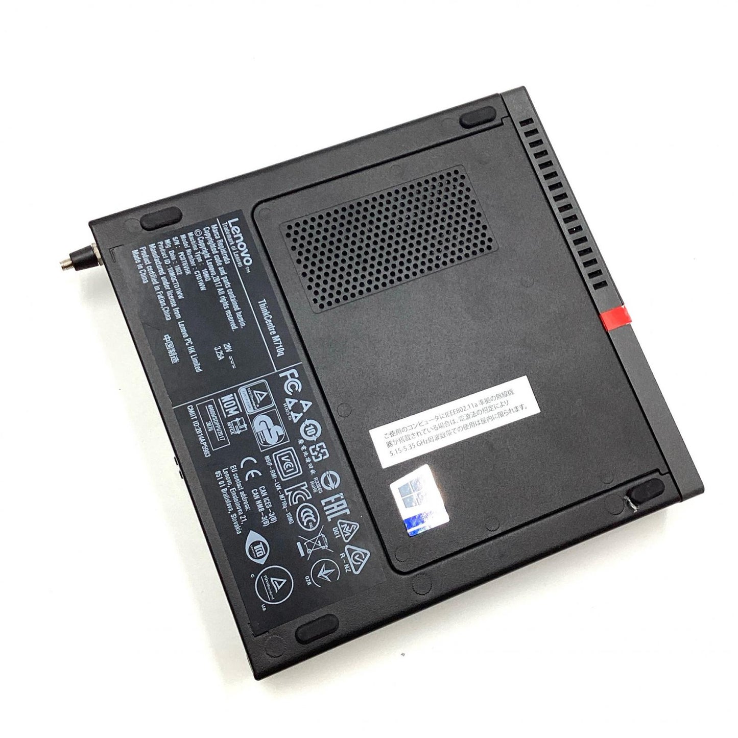 【全額返金保証】【最速発送】Lenovo ThinkCenter M710q CT01WW Intel Core i5-7400T CPU @ 2.40GHz 8GB 動作確認済