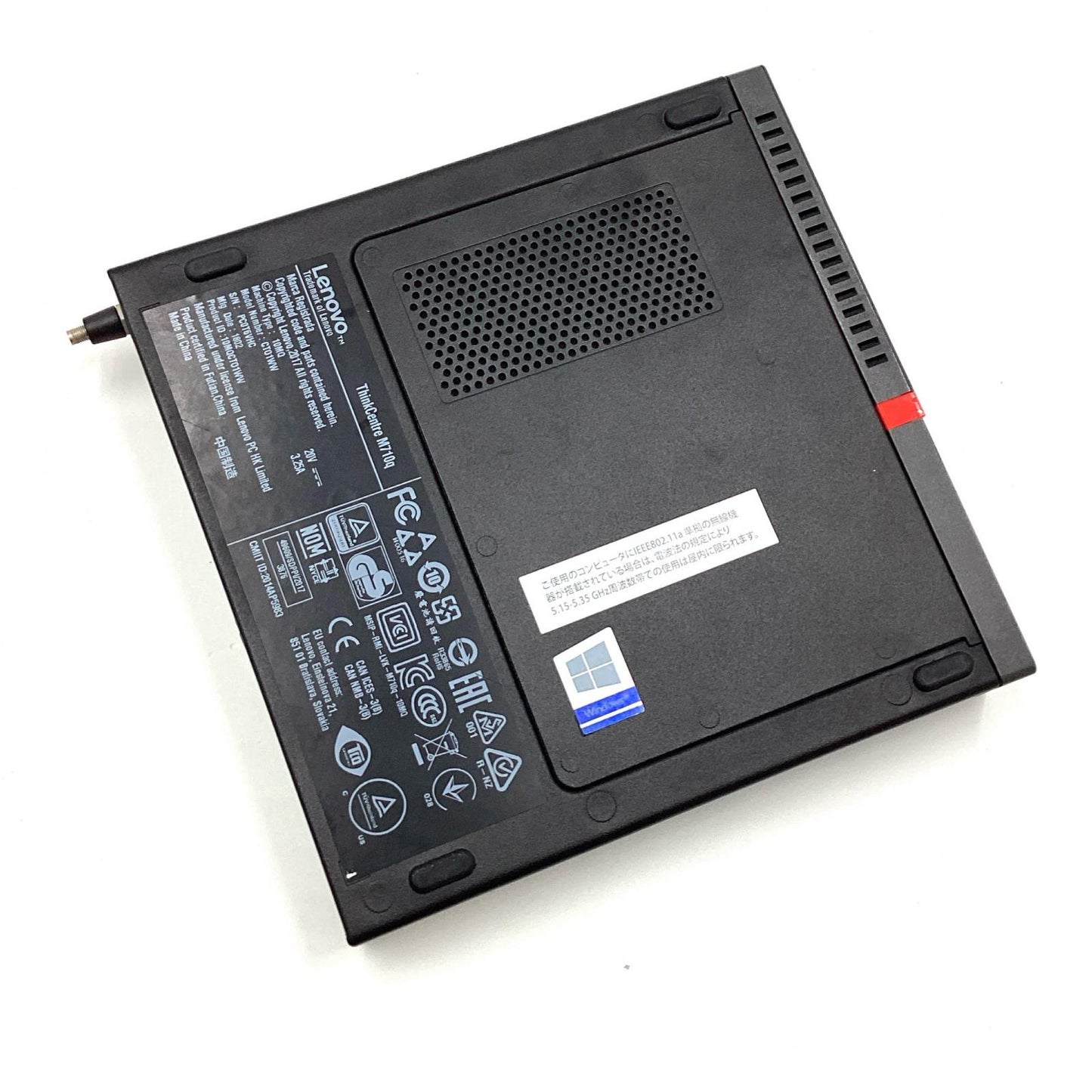 【全額返金保証】【最速発送】Lenovo ThinkCenter M710q CT01WW Intel Core i5-7400T CPU @ 2.40GHz 8GB 動作確認済