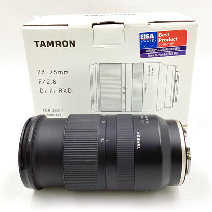 【全額返金保証】【最速発送】TAMRON 28-75mm F/2.8 Di III RXD (Model A036) 動作確認済