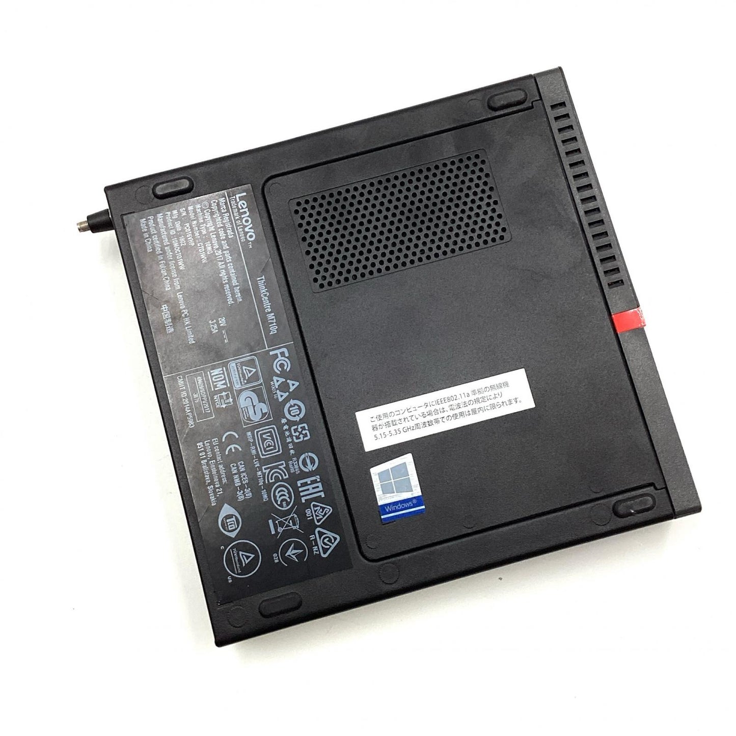 【全額返金保証】【最速発送】Lenovo ThinkCenter M710q CT01WW Intel Core i5-7400T CPU @ 2.40GHz 8GB 動作確認済