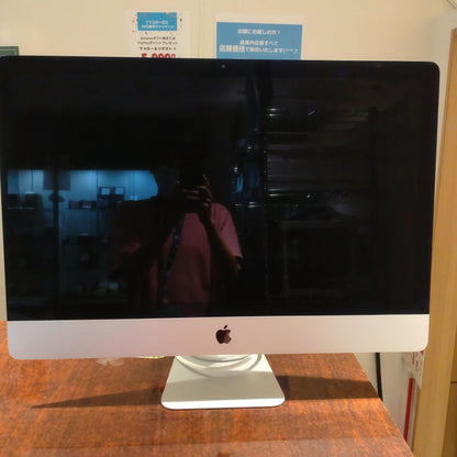 【全額返金保証】【最速発送】Apple iMac 27インチ Intel Core i5 16GB フュージョンドライブ 2TB シルバー 動作確認済