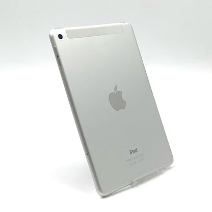 【最速発送】Apple iPad mini 7.9インチ 第4世代 128GB シルバー WiFi+Cellular au 白ロム【難有】