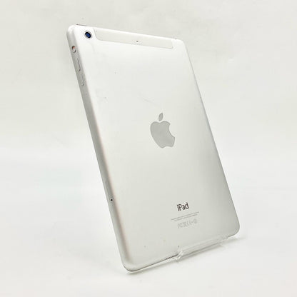 【全額返金保証】【最速発送】Apple iPad mini 7.9インチ 第2世代 16GB シルバー WiFi+Cellular au 白ロム 動作確認済