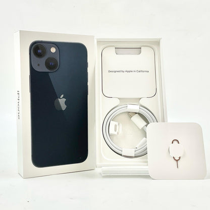 【全額返金保証】【最速発送】Apple iPhone iPhone mini 13 128GB ミッドナイト au 白ロム 動作確認済 84%