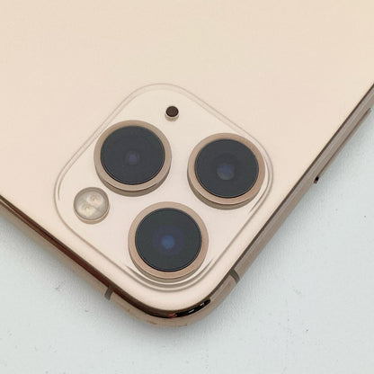 【全額返金保証】【最速発送】Apple iPhone iPhone 11 Pro 256GB ゴールド au 白ロム 動作確認済 91%