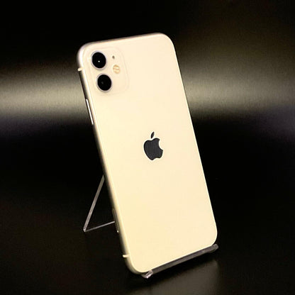 【全額返金保証】【最速発送】Apple iPhone iPhone 11 128GB ホワイト au SIMフリー 白ロム 動作確認済 72%