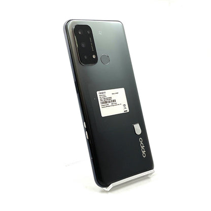 【最速発送】OPPO Reno 5 A 128GB シルバーブラック Softbank SIMフリー A103OP 白ロム【難有】