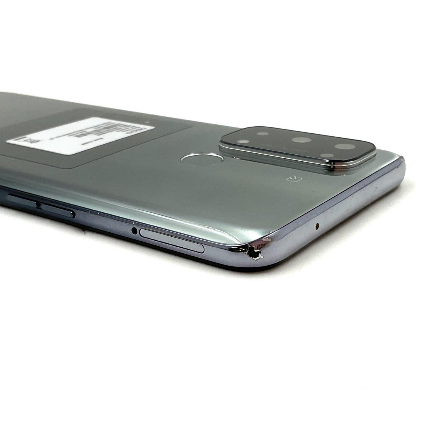 【最速発送】OPPO Reno 5 A 128GB シルバーブラック Softbank SIMフリー A103OP 白ロム【難有】