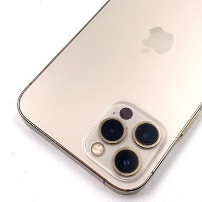 【全額返金保証】【最速発送】Apple iPhone iPhone 12 Pro 128GB ゴールド au 動作確認済 73%