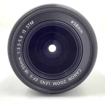 【全額返金保証】【最速発送】Canon EFS 18-55mm 1:3.5-5.6 IS STM 動作確認済