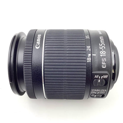 【全額返金保証】【最速発送】Canon EFS 18-55mm 1:3.5-5.6 IS STM 動作確認済