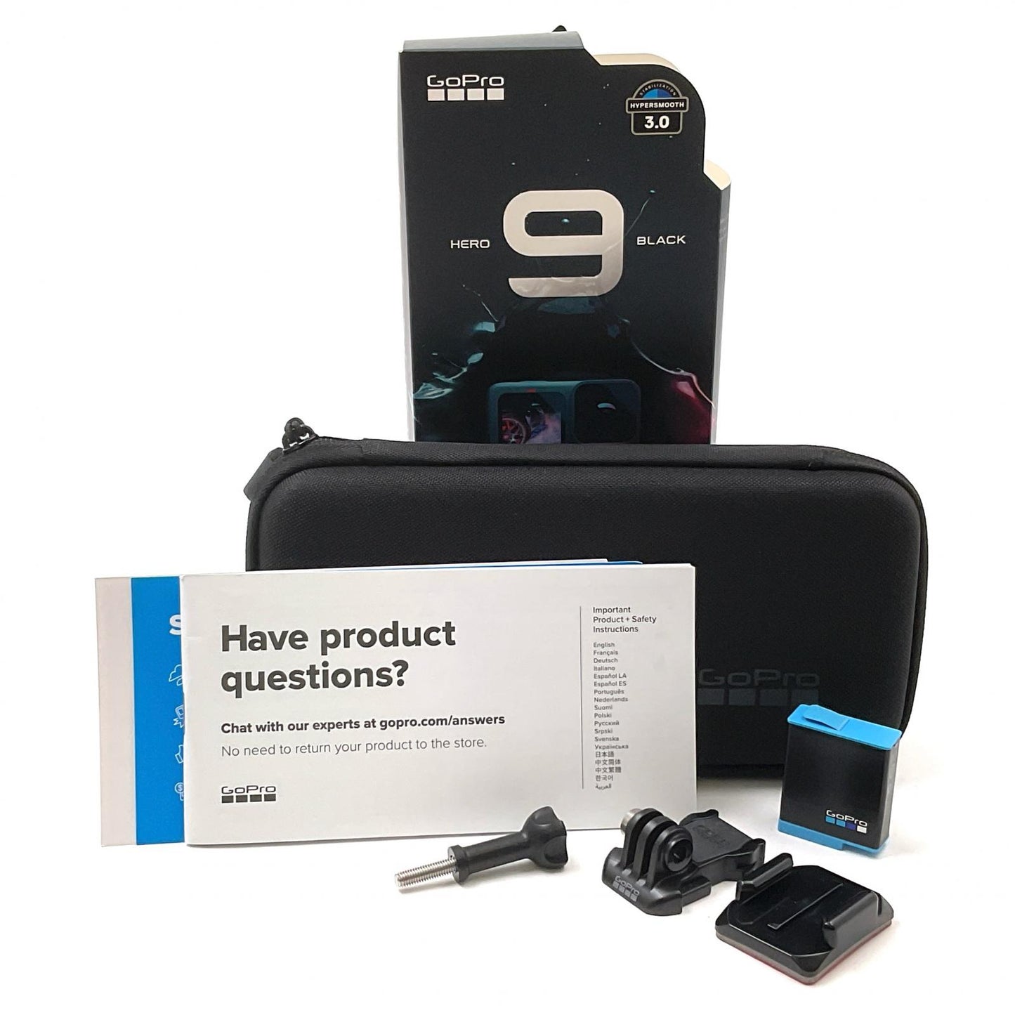 【全額返金保証】【最速発送】GoPro HERO9 BLACK CHDHX-901-FW 美品 動作確認済
