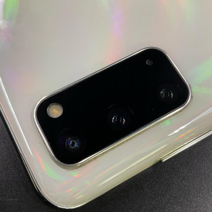 【全額返金保証】【最速発送】SAMSUNG Galaxy S20 5G 128GB クラウドホワイト au SCG01 白ロム 動作確認済