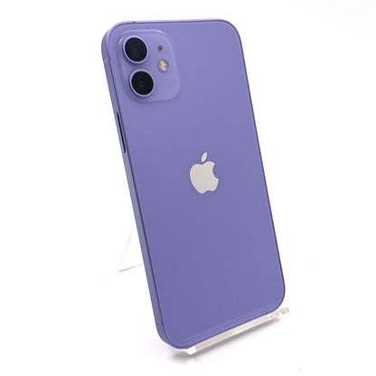 【全額返金保証】【最速発送】Apple iPhone iPhone 12 64GB パープル docomo 白ロム 美品 動作確認済 85%