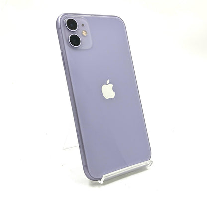 【全額返金保証】【最速発送】Apple iPhone iPhone 11 64GB パープル au SIMフリー 白ロム 動作確認済 78%