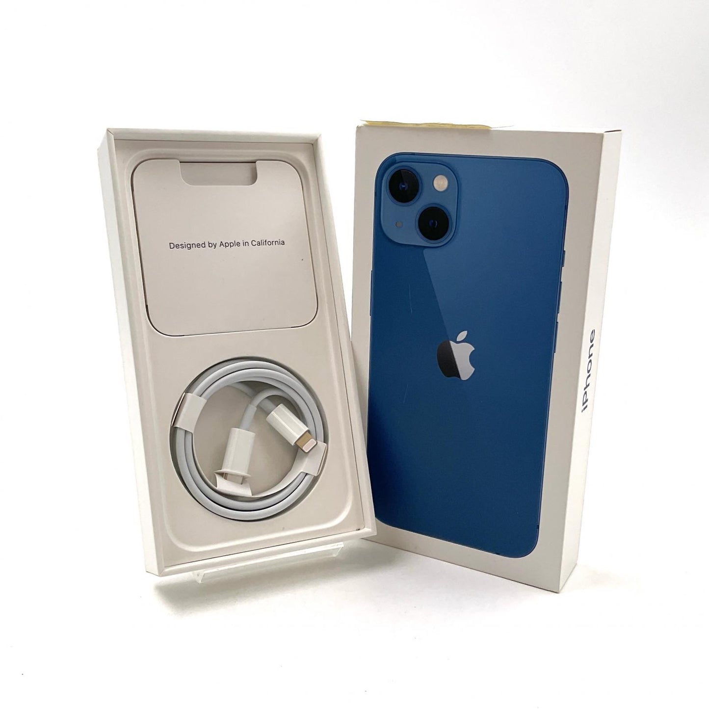 【全額返金保証】【最速発送】Apple iPhone iPhone 13 128GB ブルー au SIMフリー 動作確認済 85%
