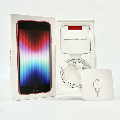 【全額返金保証】【最速発送】Apple iPhone iPhone SE（第3世代） 64GB (PRODUCT)RED 楽天モバイル SIMフリー 白ロム 動作確認済 76%