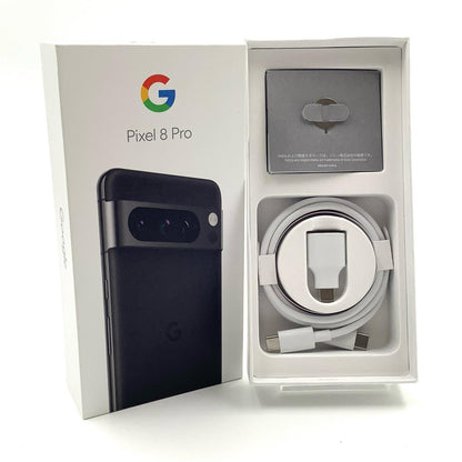【全額返金保証】【最速発送】Google Pixel 8 Pro 128GB オブシディアン SIMフリー GE9DP 白ロム 動作確認済
