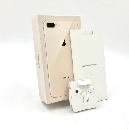 【全額返金保証】【最速発送】Apple iPhone iPhone 8 Plus 64GB ゴールド au SIMフリー 白ロム 動作確認済 83%