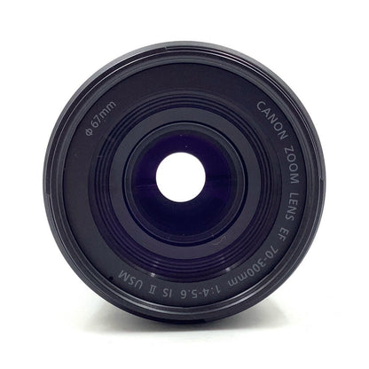 【全額返金保証】【最速発送】Canon EF70-300mm F4-5.6 IS II USM 美品 動作確認済