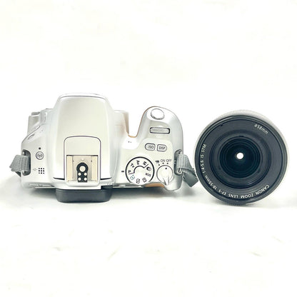 【全額返金保証】【最速発送】Canon デジタル一眼 EOS Kiss X9 EF-S18-55 IS STM レンズキット [シルバー] 美品 動作確認済