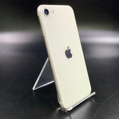 【全額返金保証】【最速発送】Apple iPhone iPhone SE（第3世代） 64GB スターライト SIMフリー 白ロム 美品 動作確認済 85%