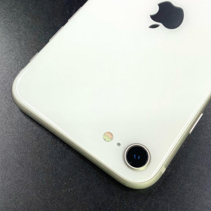 【全額返金保証】【最速発送】Apple iPhone iPhone SE（第3世代） 64GB スターライト SIMフリー 白ロム 美品 動作確認済 85%