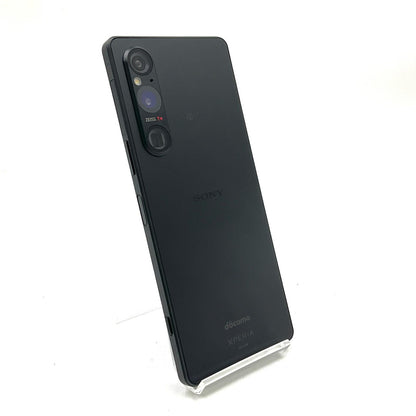 【全額返金保証】【最速発送】Sony Xperia 1V 256GB ブラック docomo SO-51D 白ロム 美品 動作確認済