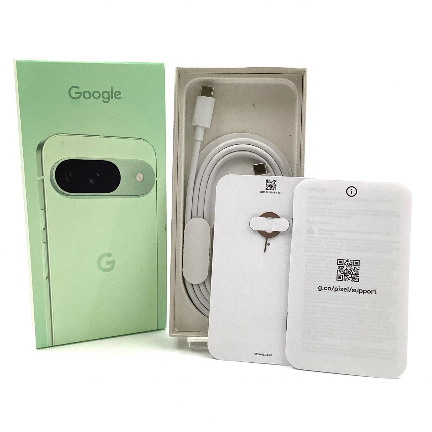 【全額返金保証】【最速発送】Google Pixel 9 128GB ウィンターグリーン SIMフリー G1B60 白ロム 超美品 動作確認済