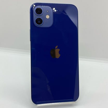 【全額返金保証】【最速発送】Apple iPhone iPhone 12 64GB ブルー au 白ロム 美品 動作確認済 86%